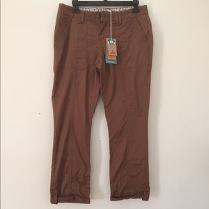 Brownish plum prana organic cotton jeans